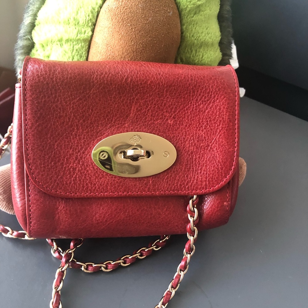 Mulberry Red Mini Lily Handbag